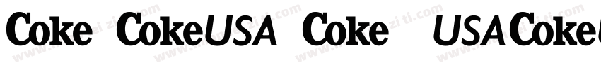 coca colacarefontki字体转换